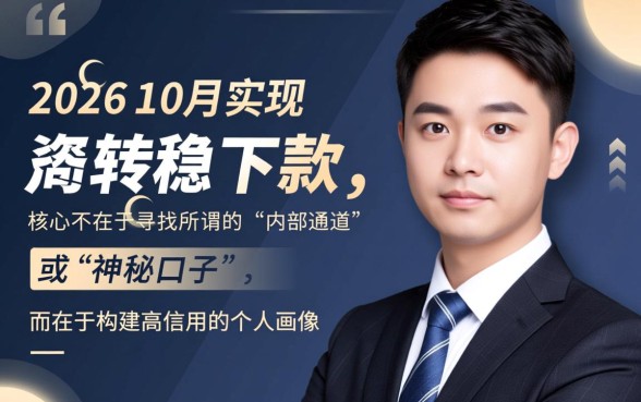 2026年10月稳下款的口子