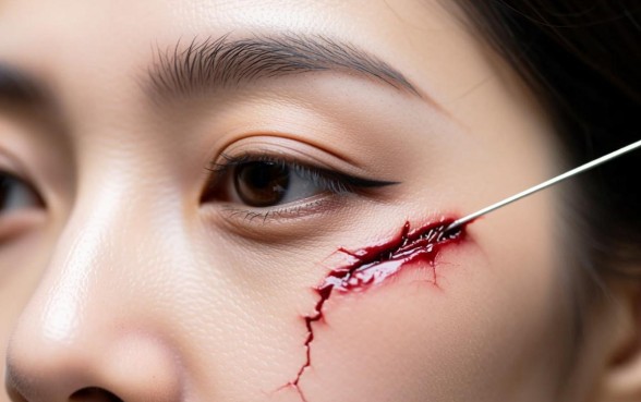 眉骨下方3公分口子怎么办