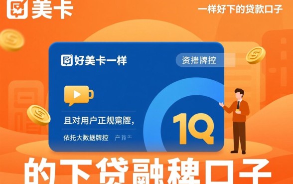 和国美易卡一样好下的贷款口子