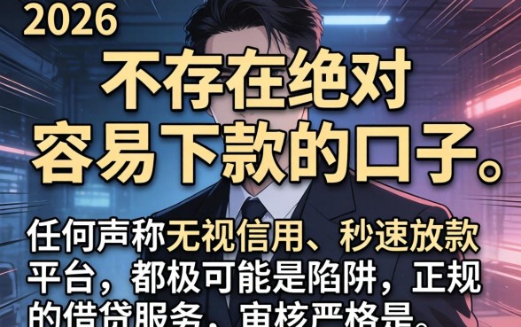 2026年有哪些容易下款的贷款口子