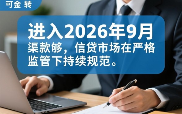 2026年9月还能正常下款的口子推荐