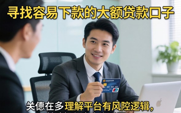 容易下款的大额贷款口子有哪些