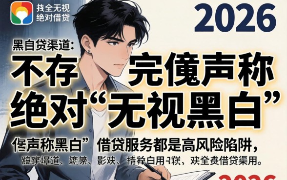 无视黑白的贷款平台2026年还能下款吗