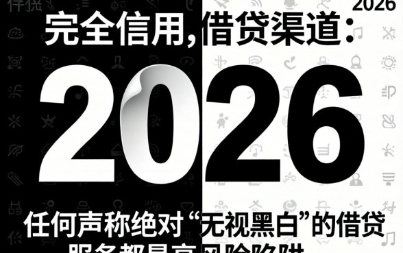 无视黑白的贷款平台2026年还能下款吗