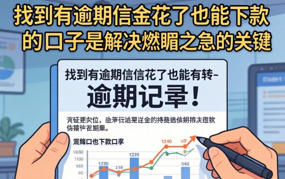 征信花了有逾期哪里可以借钱