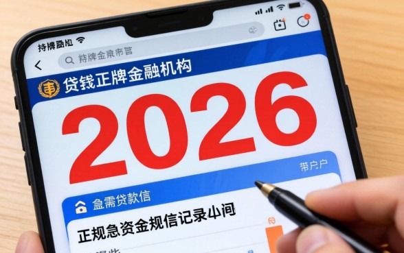 无视征信2026正规小贷口子有哪些