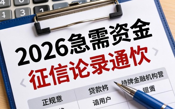 无视征信2026正规小贷口子有哪些