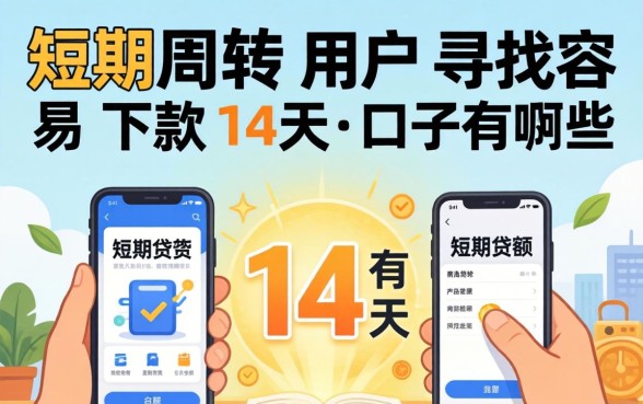 容易下款的14天小额贷款平台推荐