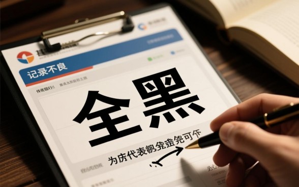 征信全黑有什么可以下款的口子