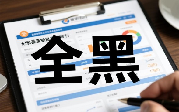 征信全黑有什么可以下款的口子