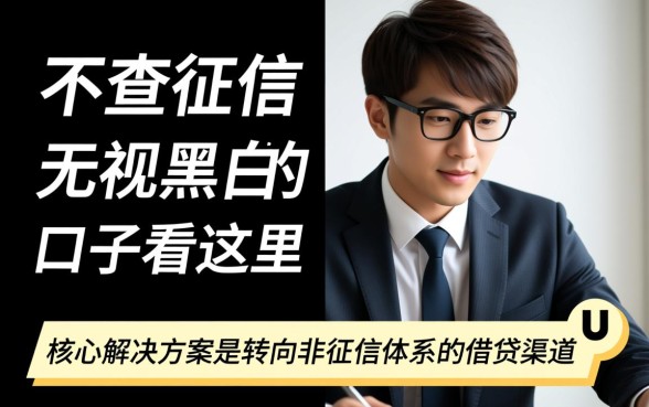不查征信无视黑白的口子看这里