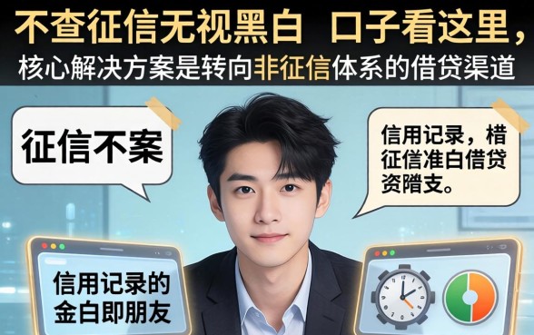不查征信无视黑白的口子看这里