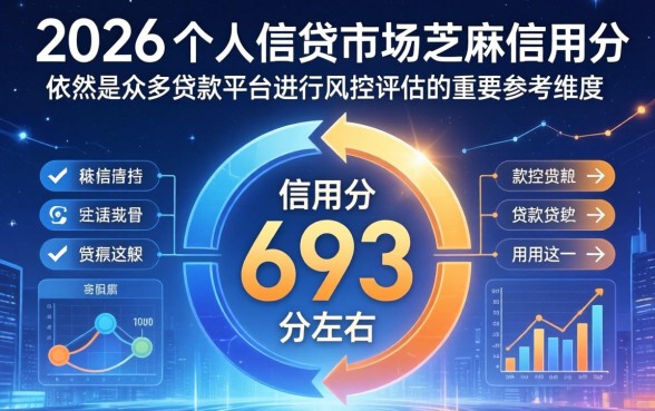 芝麻信用693能下哪些贷款