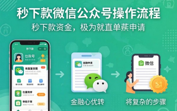 秒下款的微信公众号操作简单吗