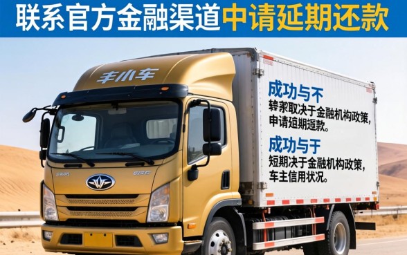 一汽解放延期还款流程与条件详解