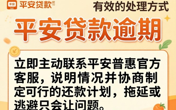 平安贷款逾期如何处理最有效