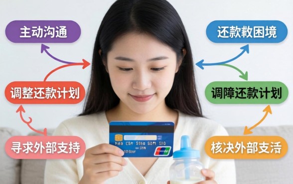 哺乳期没有收入还不了信用卡怎么办