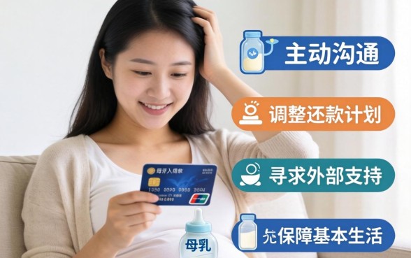 哺乳期没有收入还不了信用卡怎么办