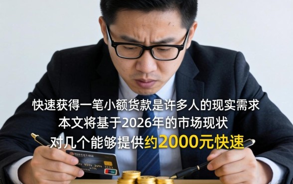 2000元小额贷款哪里申请最快到账