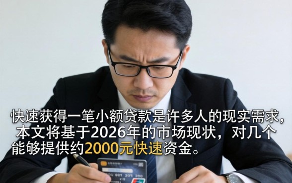 2000元小额贷款哪里申请最快到账