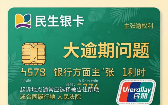 民生信用卡逾期起诉地点解析