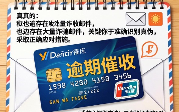 信用卡逾期收到催收邮件怎么处理