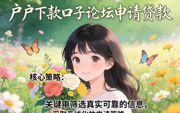 在花户下款口子论坛申请贷款安全吗