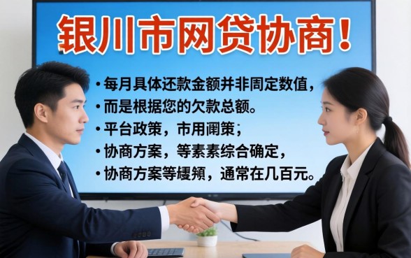 银川市网贷协商每月费用多少