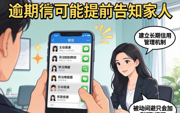 逾期短信提前告知家人怎么办