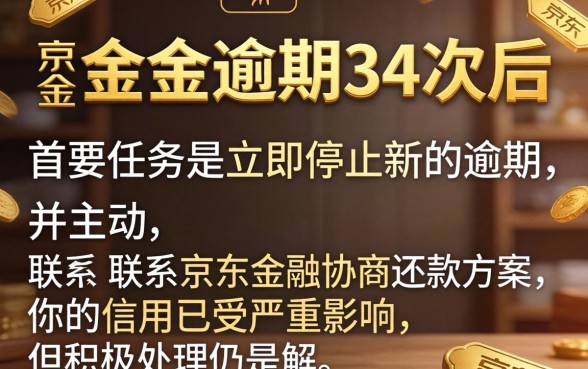 京东金条逾期34次怎么还款