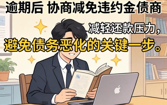 负债逾期协商减免违约金技巧分享