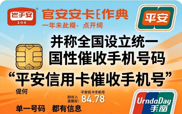 平安信用卡催收手机号是多少