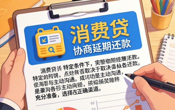 消费贷可以协商延期还款吗