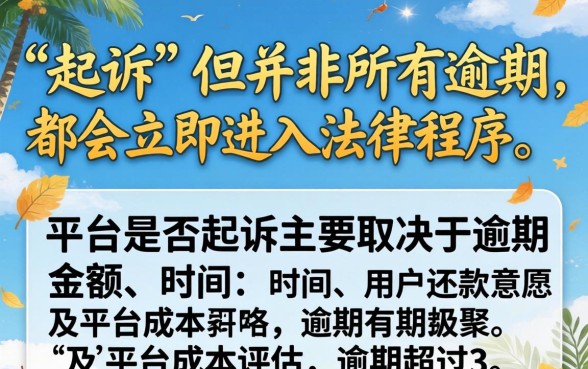 微粒贷和网商贷逾期会起诉吗
