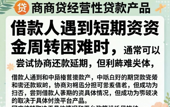 网商贷如何协商延期还款