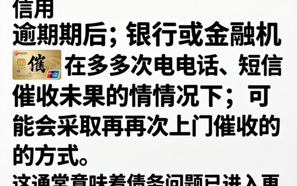 信用卡逾期催收再次上门催收怎么办