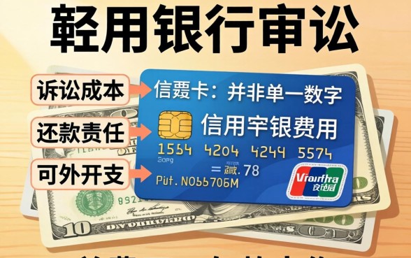 欠信用卡被起诉要花多少钱