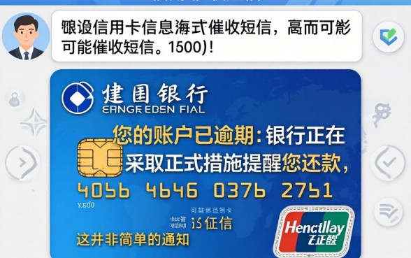 建设银行信用卡催收短信内容