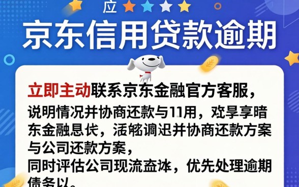 京东信用贷款逾期如何解决