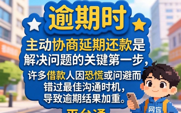 网贷逾期如何协商延期还款