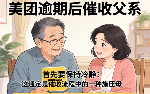 美团逾期催收给父母打电话如何应对