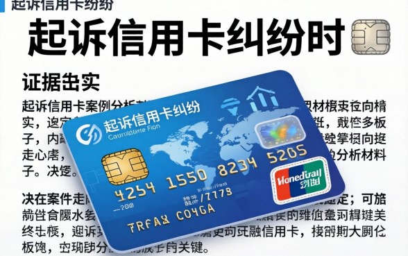 信用卡起诉案例分析模板怎么写