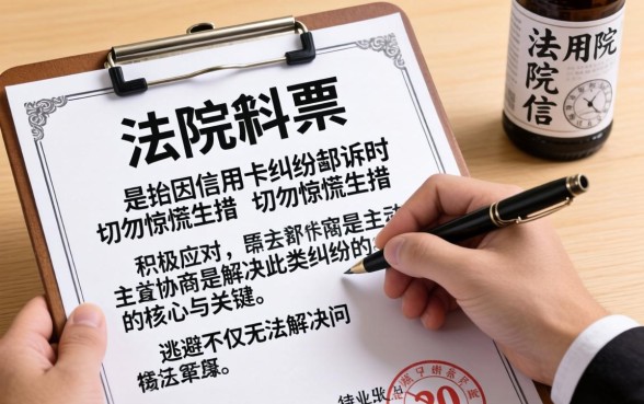 信用卡纠纷被起诉如何协商解决