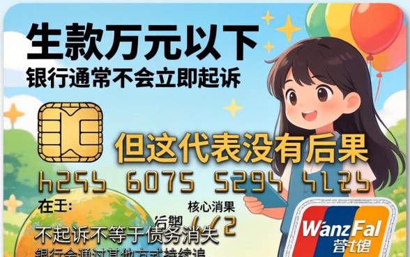 信用卡1万以下不起诉会怎样