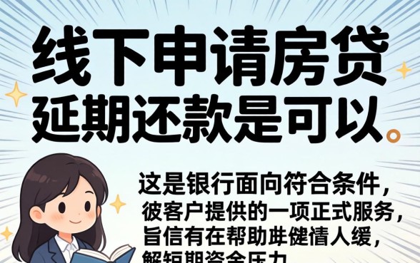 房贷延期还款申请流程及条件详解