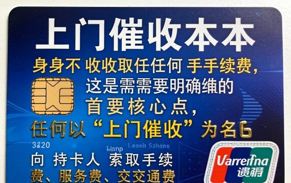 信用卡上门催收手续费是多少