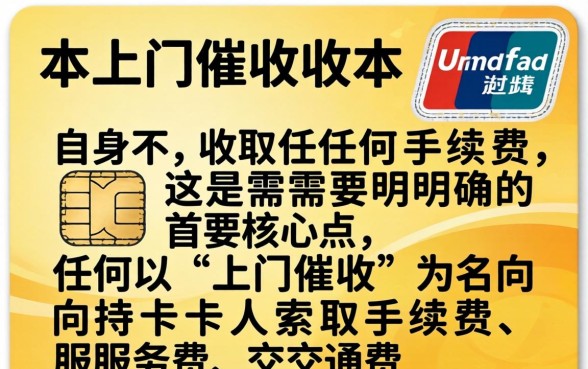 信用卡上门催收手续费是多少