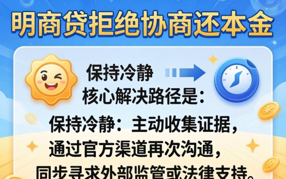 网商贷不协商还本金怎么办