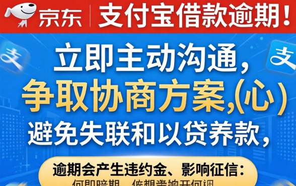 京东与支付宝借款逾期怎么办