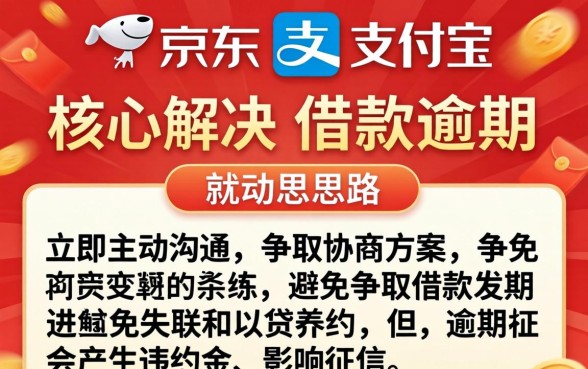 京东与支付宝借款逾期怎么办